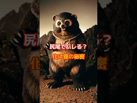 尻尾でバレる？化け狸の秘密#都市伝説 #妖怪