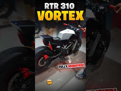 New TVS RTR 310 Vortex Shocking Look! 😱| #shorts