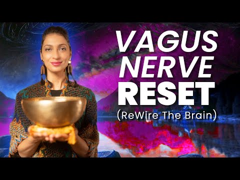 Vagus Nerve Reset to Rewire your Brain from Anxiety | Sound Bath Meditation | Sleep Music