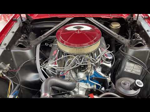 1965 Mustang 289 under hood idle