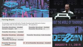 albinowax - HTTP Desync Attacks: Smashing into the Cell Next Door - DEF CON 27 Conference