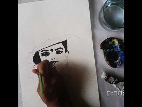 STENCIL ART/black and white vector art/acrylic painting