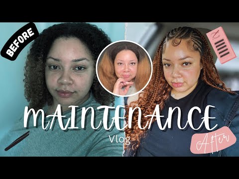 MAINTENANCE VLOG | From Crusty to Cute ✨| Eyebrow + Hair |