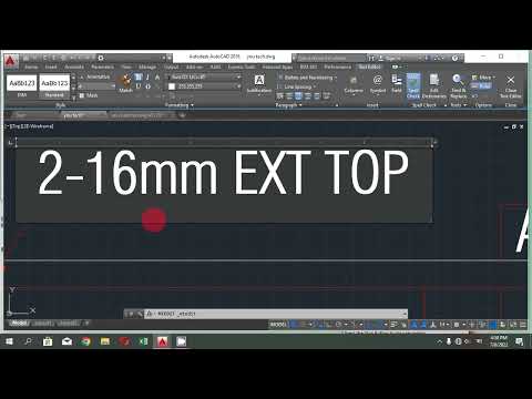 How to draw beam in AutoCAD