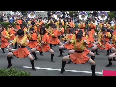 京都橘高校吹奏楽部2024別府マーチングカーニバルファンファーレKyoto Tachibana Beppu