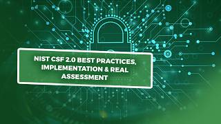 Skillweed Academy | NIST CSF 2.0 Best Practices, Implementation & Real Assessment