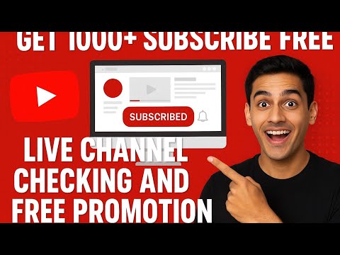 YouTube channel Pramotion!! live stream free youtube channel pramotion!! 💯 Subscriber 🆓.