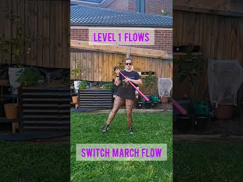 Steel mace flow level 1:  Switch March Flow #steelmace #unconventionaltraining