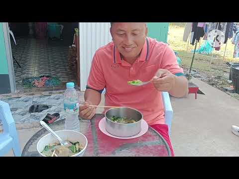 #ก๋วยเตี๋ยวหมูคะน้า #ก๋วยเตี๋ยวหมูคะน้า #ก๋วยเตี๋ยวหมูคะน้าริมสวน #น้าปลูกเอง #กินก๋วยเตี๋ยวหมูคะน้า