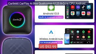 Carlinkit CarPlay Ai Box Qualcomm 6125 8-Core CPU Android 13.0... — Hot Deal 2026 | Limited Offer!