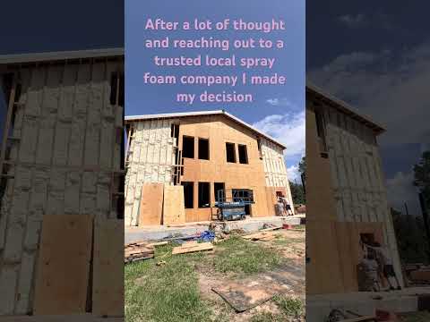 Insulating a shipping container.