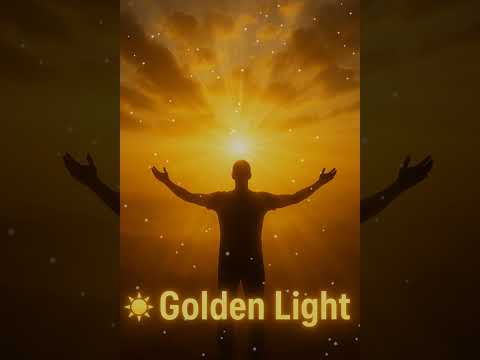 "☀️ Golden Light Meditation | Positive Energy Shorts"
