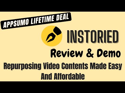 Instoried Lifetime Deal Review - How Does Instoried Work?