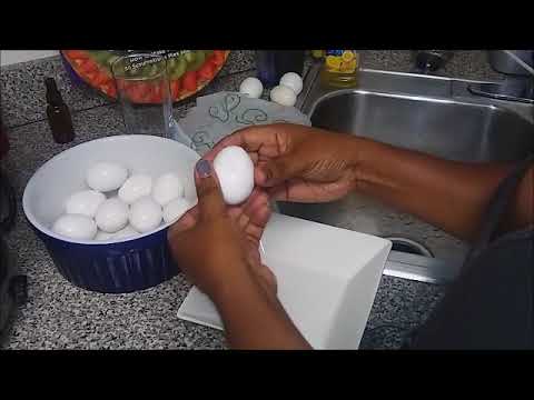 Boiled egg in pressure cooker