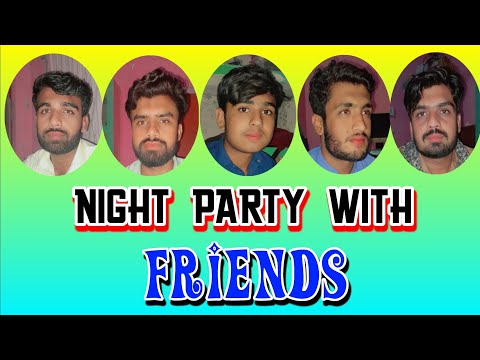 Night Party With Friends Burger Party Full Fun |My First Vlog|Fast Food