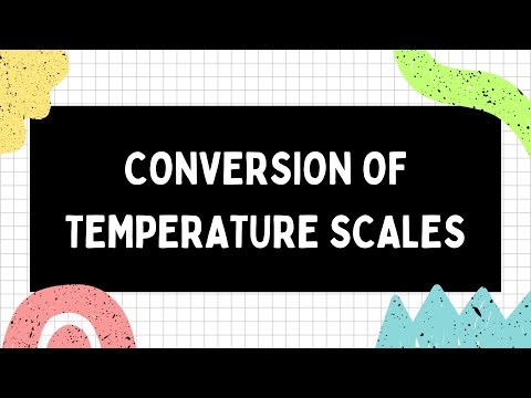 Conversion of Temperature Scales | Chemistry | NTSE | KYPY | Other exams