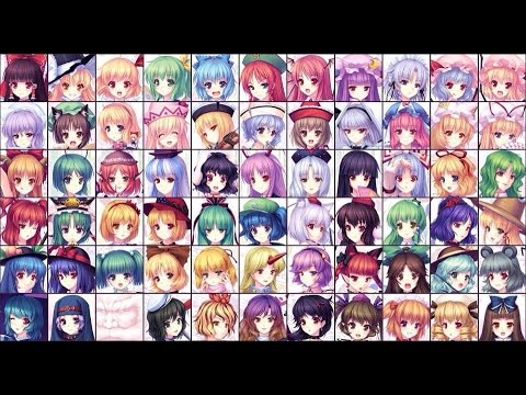 All Touhou Project Games - Every Touhou Project Game In One Video