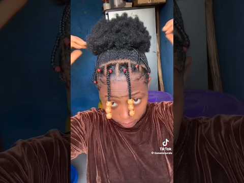 SIMPLE PROTECTIVE HAIRSTYLE FOR NATURAL HAIR #naturalhairstyles #protectivestyles