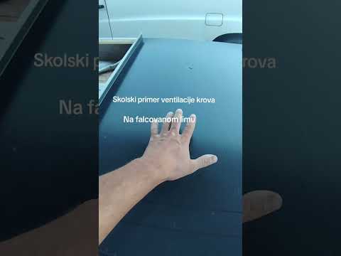 Ventilacija krova na falcovanom limu