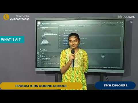 What is AI | Kids Tech Explorer | Explained by Anisha - Grade 8 student