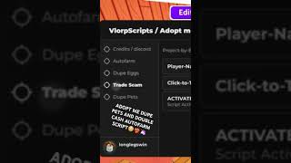 LOOK IN THE COMMENTS!❤️‍🔥 #adoptme #adoptmehacks #robloxadoptme #script