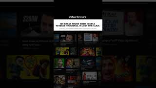 Mr beast thumbnail secret revealed 📈 #menmotivation #thumbnailsecret #mrbeast #motivation