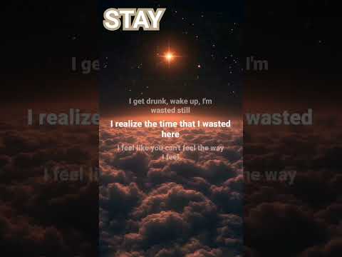 STAY #lyrics #justinbieber #thekidlaroi #stay #fypviralシ #songlyrics #fyp