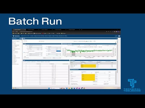 Technical Toolboxes' Batch Run Feature Demo