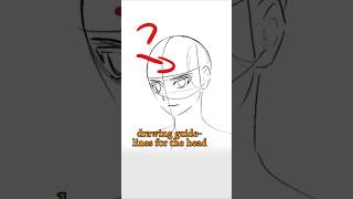 Mistake When Drawing Head - Quick Art Tips #art #sketch #shorts #tutorial #drawingtutorial #anime