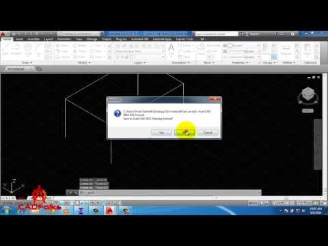 IMPORTING AutoCAD FILE IN STAAD