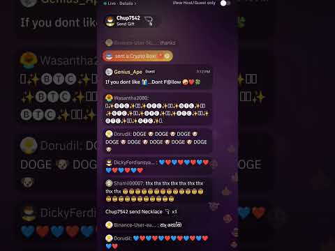 FREE AIRDROID VIA BINANCE LIVE #cryptomalayalam #freeairdrop #binancelive #cryptoupdate