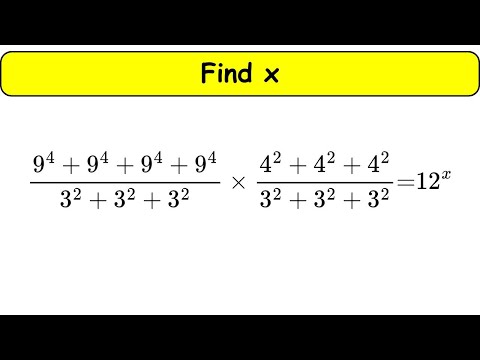 Can You Solve This Equation? | Exponent & Algebra Trick | Find x | Hard Math Puzzle Simplified |