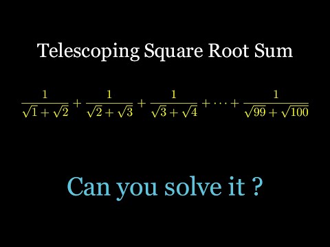 The Hidden Trick Behind This Long Square Root Sum!