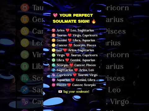 ❤️ Your Perfect Soulmate Sign! 🔥✨ #Zodiac #Soulmate