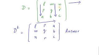 Matrices & Determinants (General Math 10th class) unit 6 Exercise 6.2 question 3-7