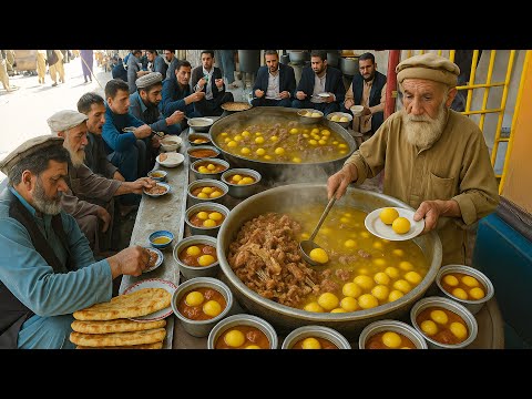 Unseen most crowd Afghan Rosh recipe | 500 KG Rosh Street food