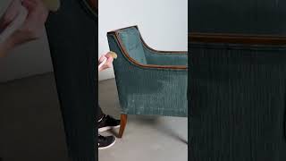 Can you really paint a fabric chair? Let’s find out with chalk paint! #furnitureflip #chalkpaint