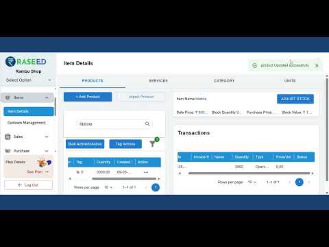 Free Inventory Management Software.Batch Tracking & Management in Inventory.Raseed Billing Software.