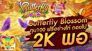 สล็อตทุนน้อย สล็อตวอเลท เครดิตฟรี Butterfly Blossom  ทุน100