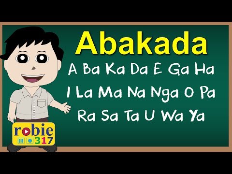 Abakada Song (Tagalog Nursery Rhymes) | Learn Old Filipino Alphabet | robie317