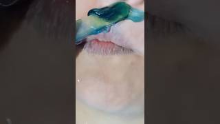 quick waxing at home upper lips waxing🔥🔥 #beanwax #shorts #shortvideo #viral #trendingshorts