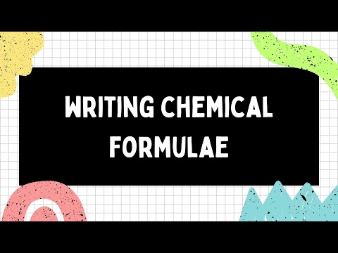 WRITING CHEMICAL FORMULAE | VALENCY | CHEMISTRY