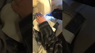 DIY jeans transformation pt 1 | start crossover waist & darts