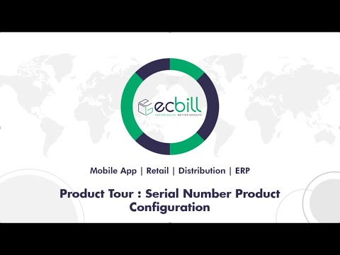 ecBill Software Serial Number Product Configuration