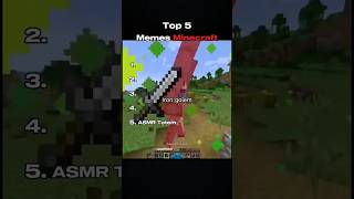 Top 5 Best Memes Minecraft  || #shorts #minecraftshorts #minecraft
