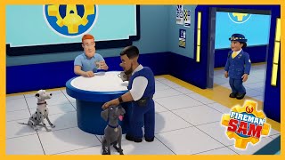 Take a tour of the police station with Fireman Sam 🔥