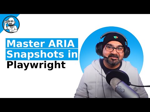 Master ARIA Snapshots in Playwright 1.49 | Accessibility Testing Made Easy