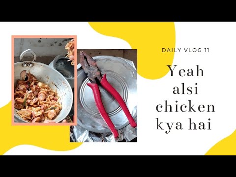Yeah ALSI chicken kya hai !! DAILY VLOG 11.