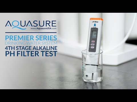 Aquasure Premier Alkaline System Water pH Level Test