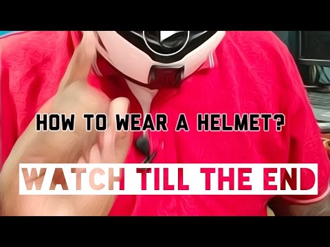 How to wear Helmet | Tamil
